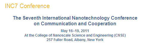 第7回 国際ナノテクノロジー会議（INC7）開催